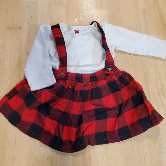 Carter's Other - Carters Buffalo Plaid Jumper Skirt
